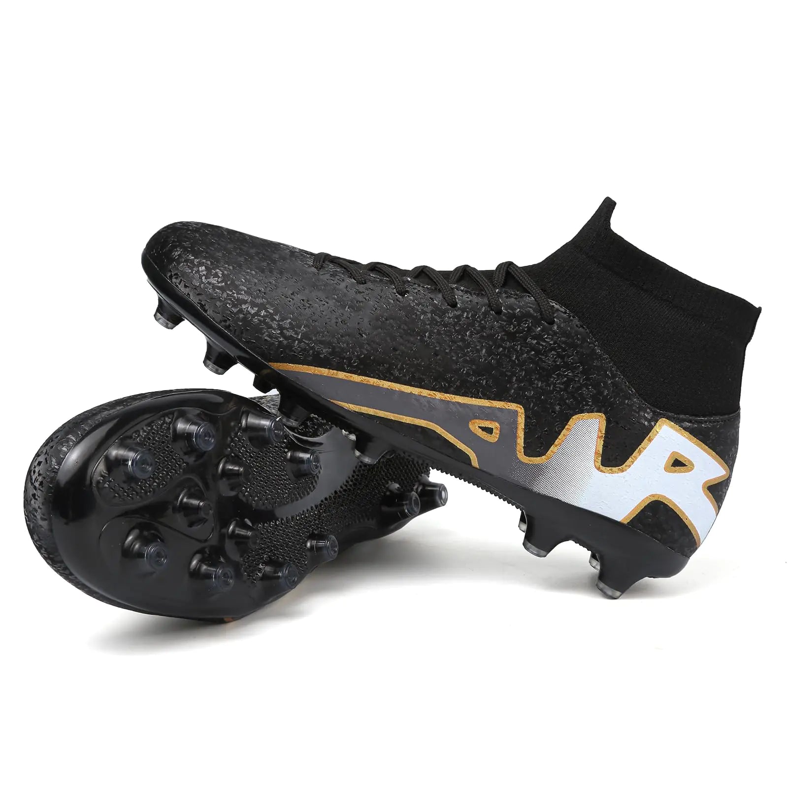 Soccer Cleats Mens Football Cleats Womens Football Shoes Outdoor Soccer Shoes Tacos de Futbol para Hombre Baseball Cleats High Top Professional Training Boots Turf Football Boots